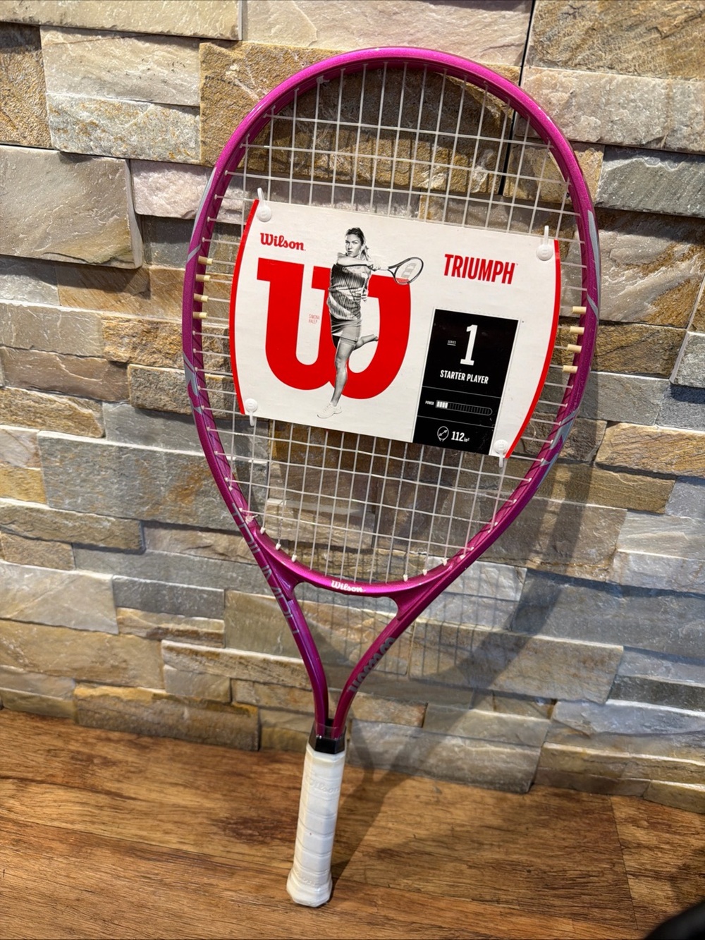 Wilson Women's Triumph Pink Tennis Racquet WRT31090U2 Grip Size 4 1/4" 112” New